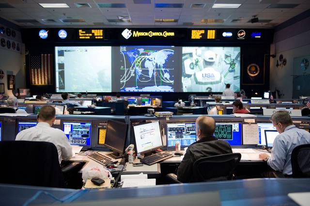 Johnson Space Center’s Mission Control Center